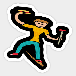 Tightrope Walking Sticker